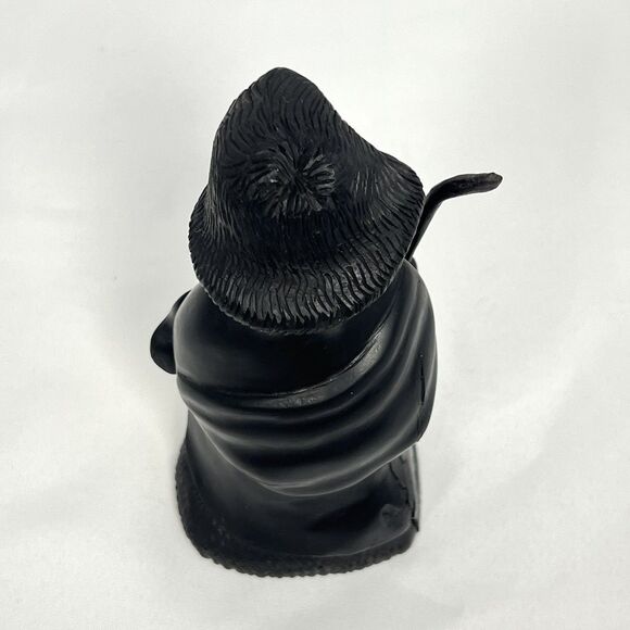 Vintage Hand Carved Ebonized Wood Kneeling ST JOSEPH / SAINT Statue 6.5" Figure - Picture 11 of 12